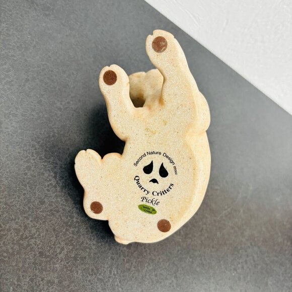 Quarry Critters "Pickle" the pig figurine by Second Nature Designs @2000 - Picture 9 of 9